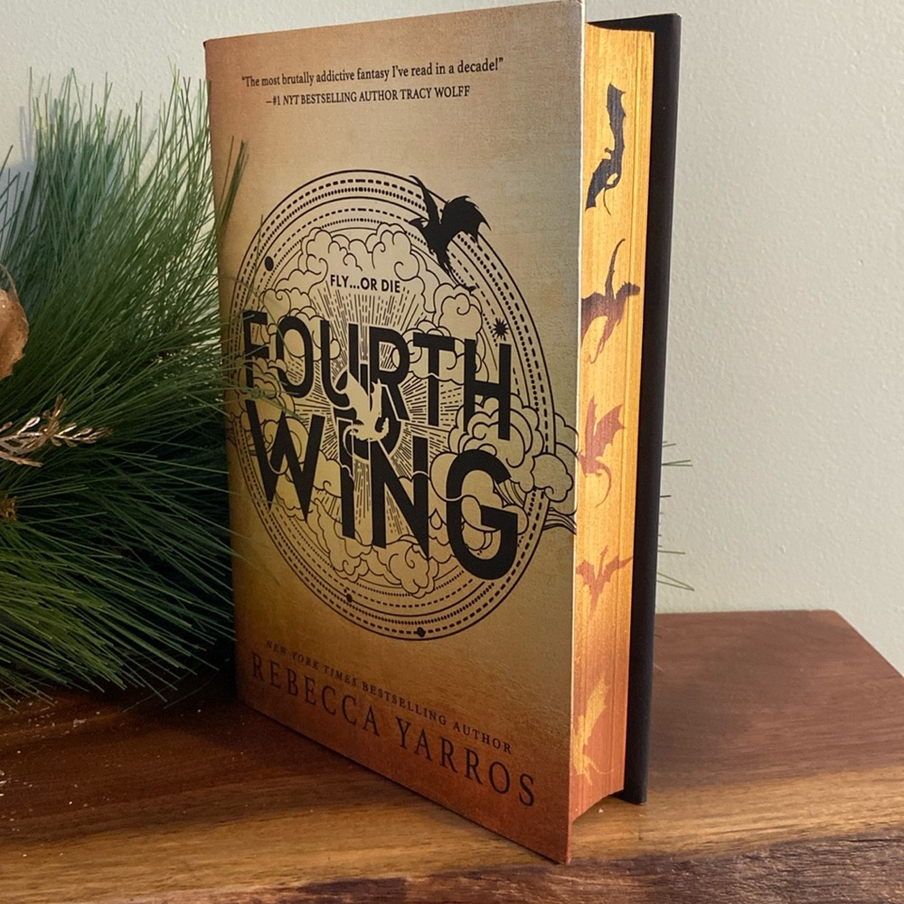 Fourth Wing - custom sprayed edges